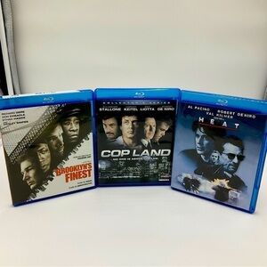 Heat, Brooklyn's Finest and Copland on Blu Ray.